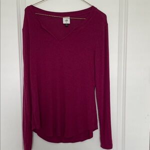 CAbi Women's Vibrant Pink Long Sleeve Top